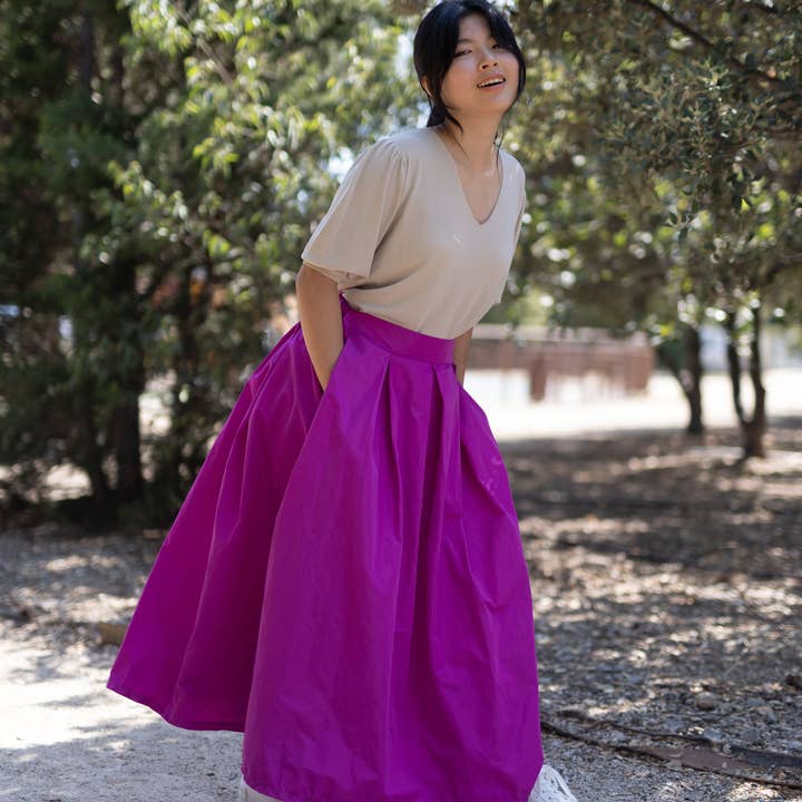 Cecile Wang - Wholesale Skirt - Women's - 4547 Waterproof Maxi Skirt