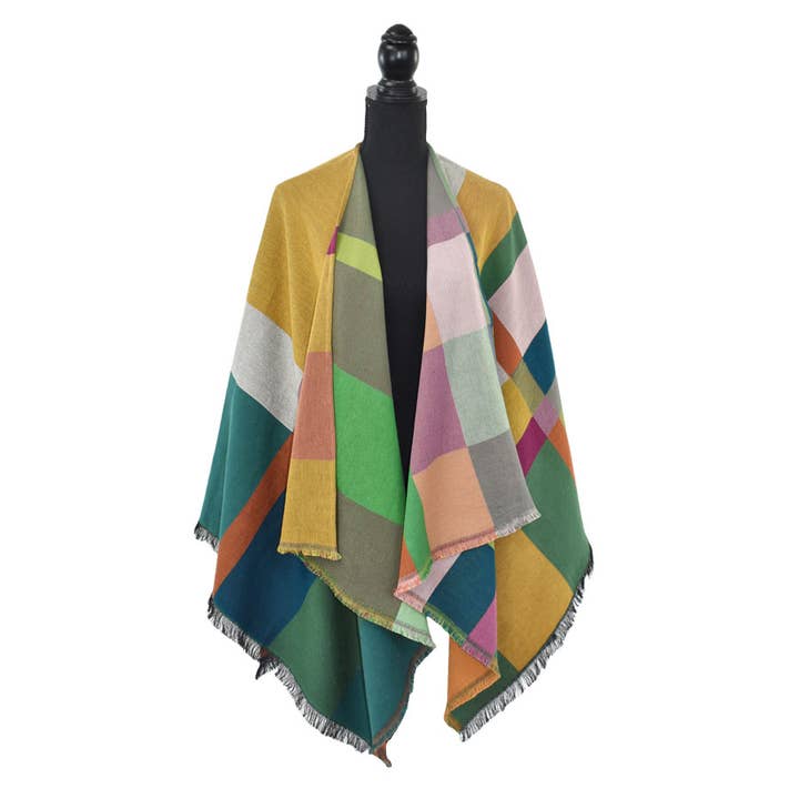 Hugo Color Block Wrap for wholesale by Dupatta Designs