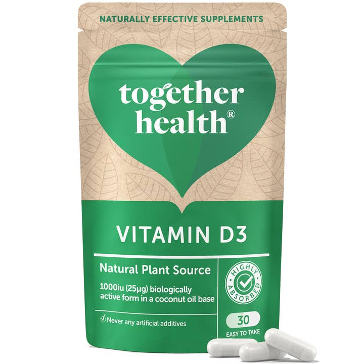 Together Health – wholesale Oral supplement/vitamin – Vitamin D – Vegan D3 – 30 Capsules