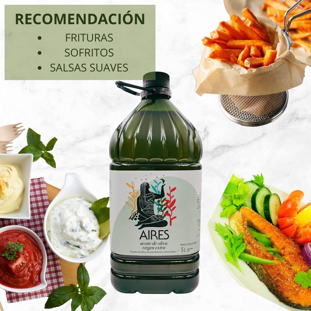 AIRES DE JAEN - Venta al por mayor Aceite de oliva - VENTA CAJA - 3x5L Aceite de Oliva Virgen Extra PRECIO UNIDAD1