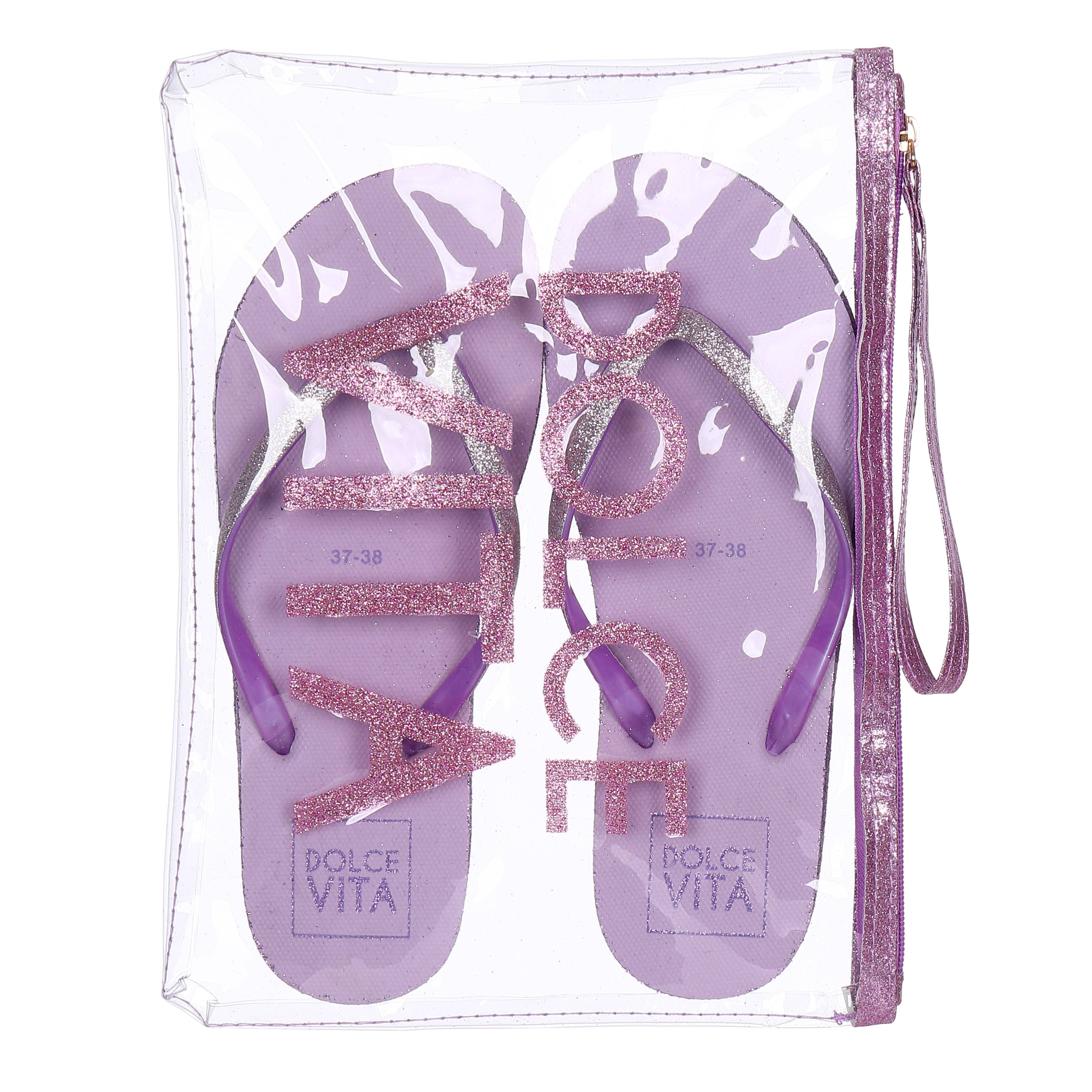 STELLA GREEN - Vente Tongs – femme - Coffret Glitter Collection : 48 tongs pailletées avec pochettes assorties1