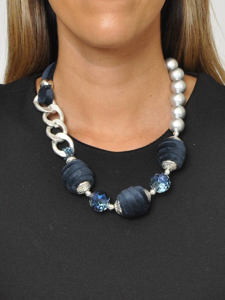 Victoria Moda - Vente Collier de perles - Collier court Links And Balls