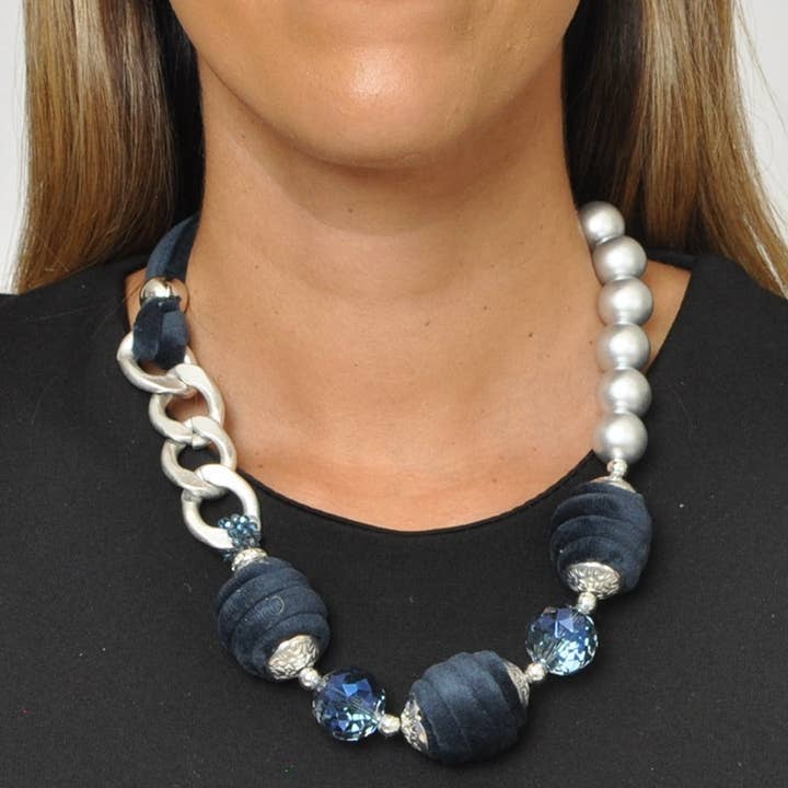 Victoria Moda - Vente Collier de perles - Collier court Links And Balls0