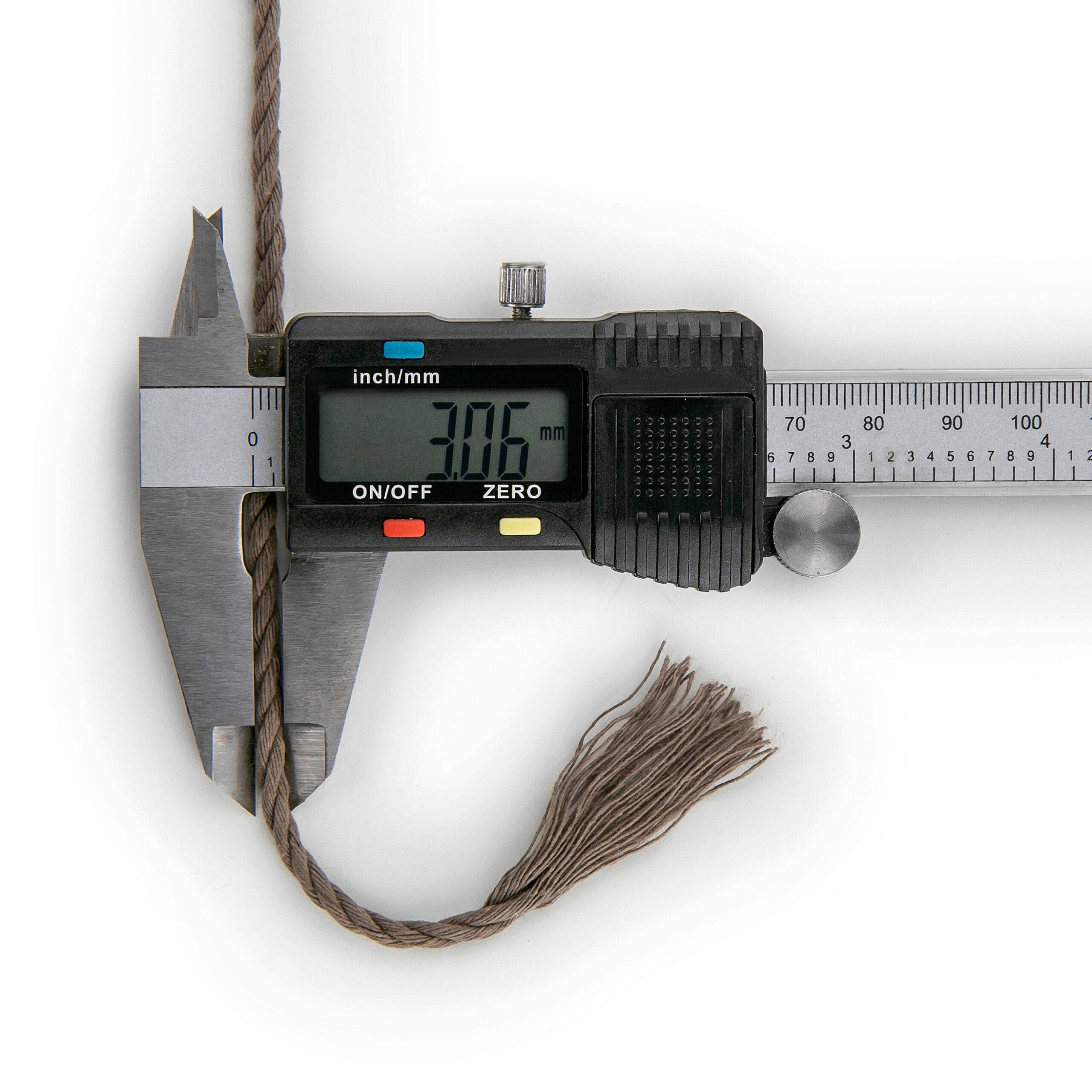 MB Cordas - Wholesale Cord - 3MM 3 Strand Twisted 500g Macrame Cotton Cord BROWN 130-145m  Macrame Rope 3 ply Craft String5