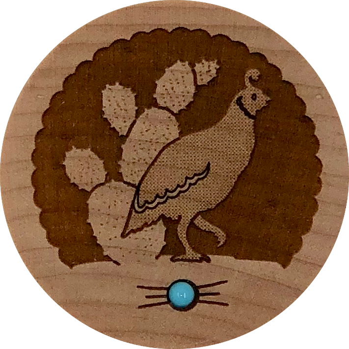 Woodcutts Inc. - Wholesale Jewelry Box/Organizer - Quail and Cactus Wood Dreambox0