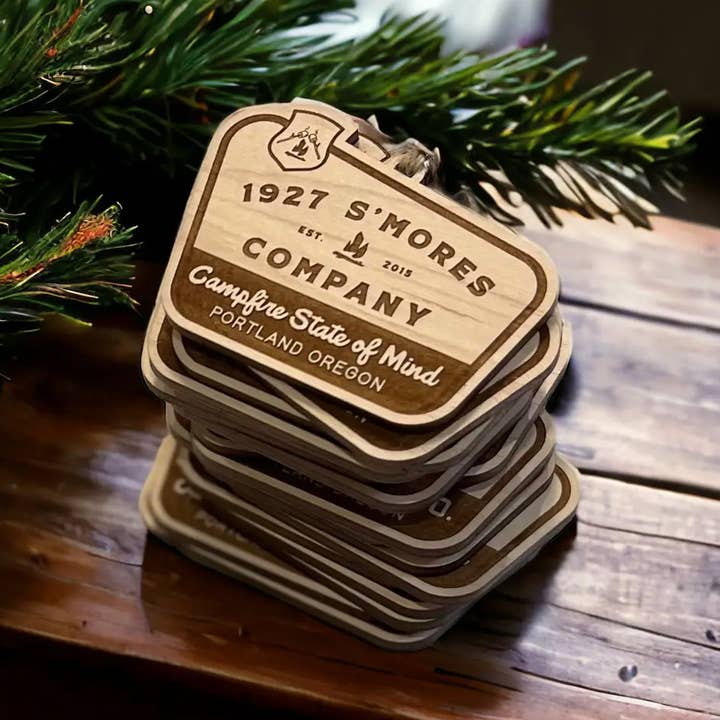 Wild Larch Creative - Wholesale Ornament - National Parks Ornament | CUSTOM Wood Souvenir | Personalize