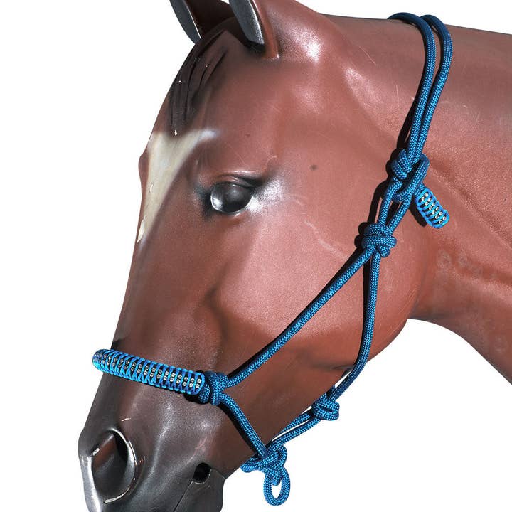 HILASON – Großhandel Reitausrüstung – Western Horse Sattelhalter aus geflochtenem Polyseil mit Kristallakzenten