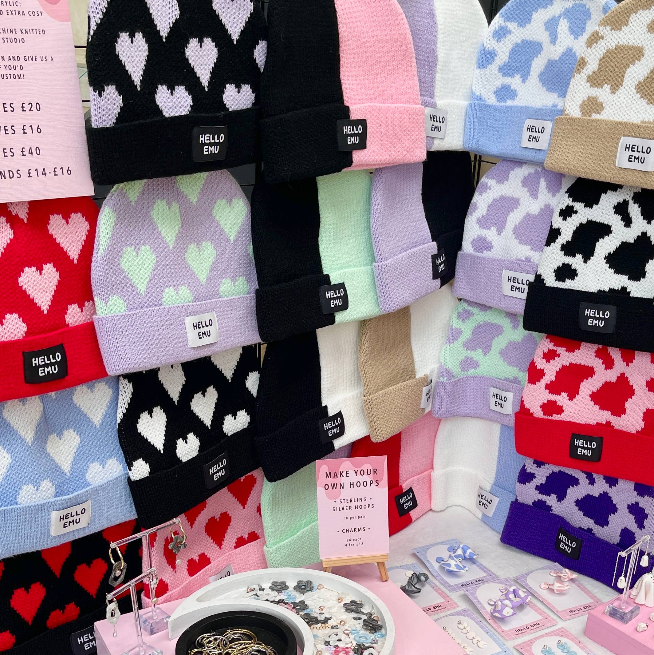 HELLO EMU – wholesale Beanie – Women's – Half and Half Beanie13