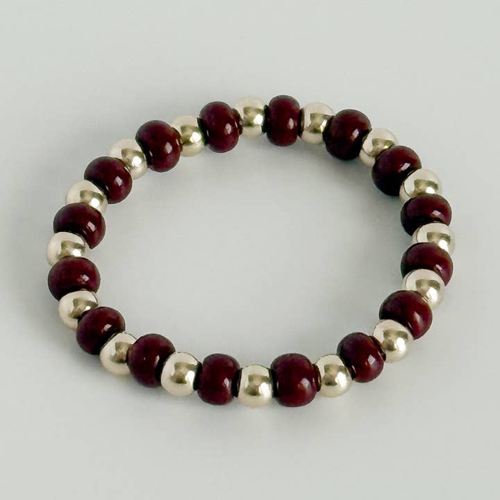 Maroon Lilli Ring for wholesale by Gardenia Co