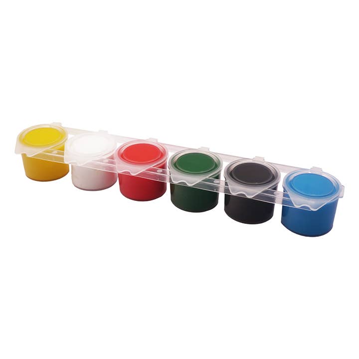 Angels Craft - Vendita all'ingrosso Set da pittura - Set di colori a guazzo – 6 pezzi, a base d'acqua, 0,5oz (15ml)1