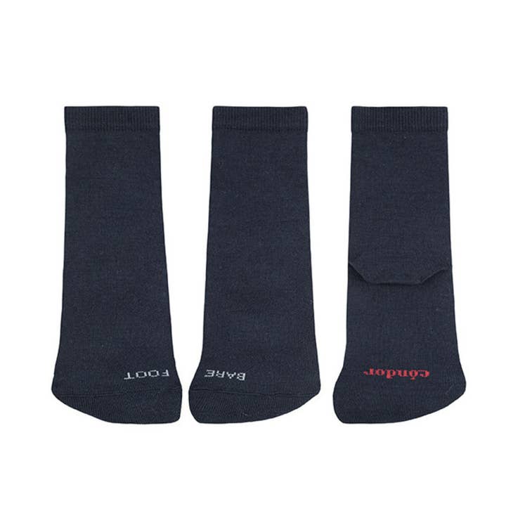 Pituka Wear - Wholesale Socks – Child - Barefoot Socks with Fuzzy Toe Navy - Cóndor