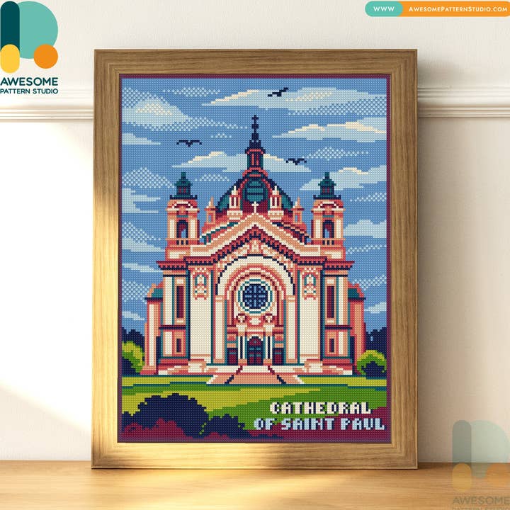 Cathedral of Saint Paul DS3066, Diamond Painting - 120x162 for wholesale by Awesome Pattern Studio
