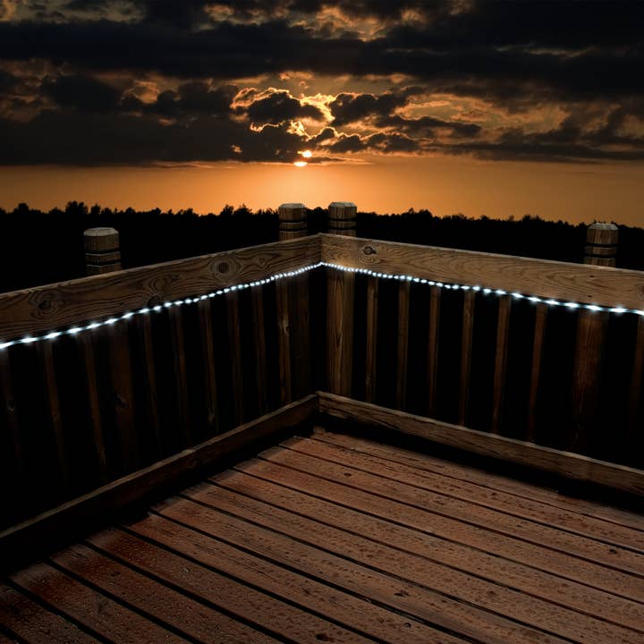 Flipo Group, Ltd. - Wholesale String Lights - 16.5-ft. 100 LED White Battery Operated Rope Light6