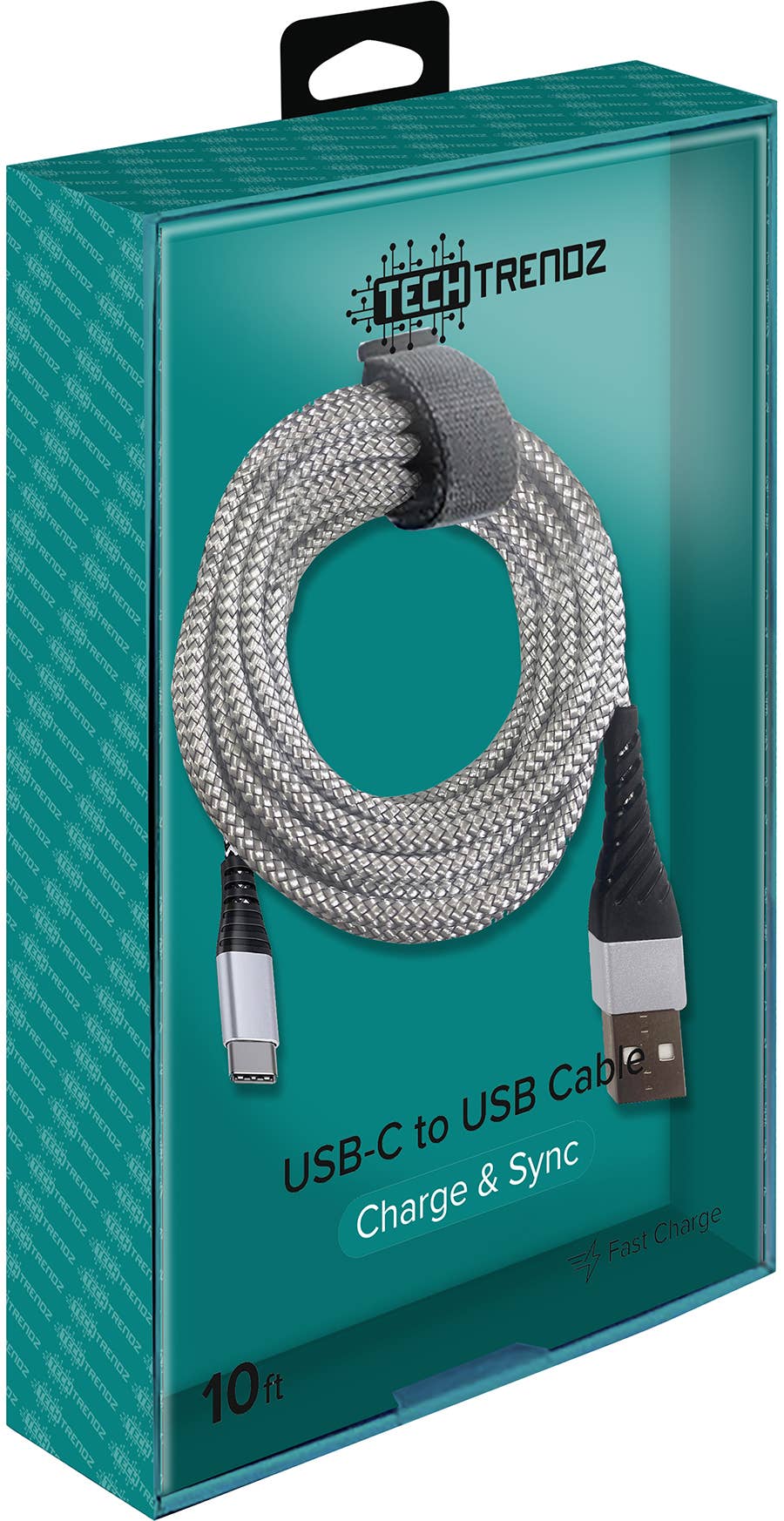 Tech Trendz - Wholesale Charging Cable - 10ft. Type C Fast Charging Cable3