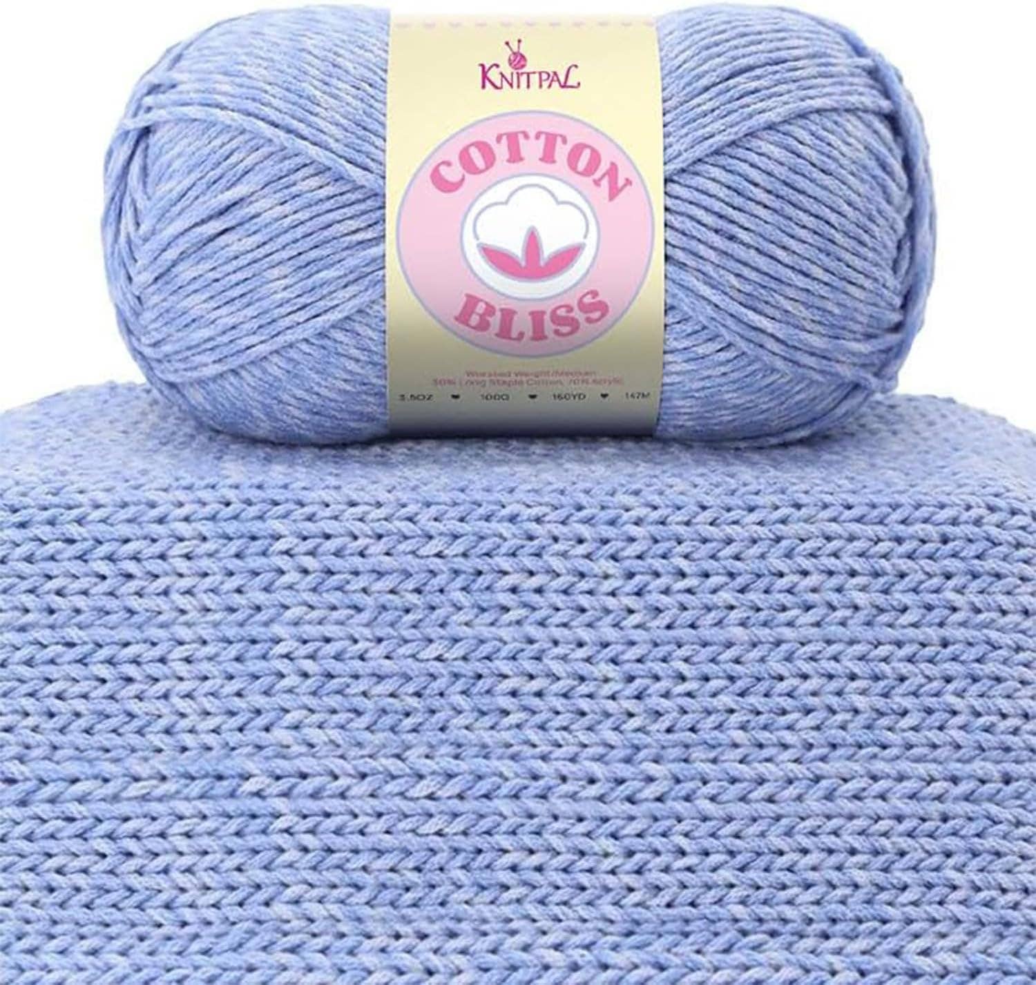 KnitPal - Wholesale Yarn - Cotton Bliss Milky Soft Yarn - #4 Worsted Weight15