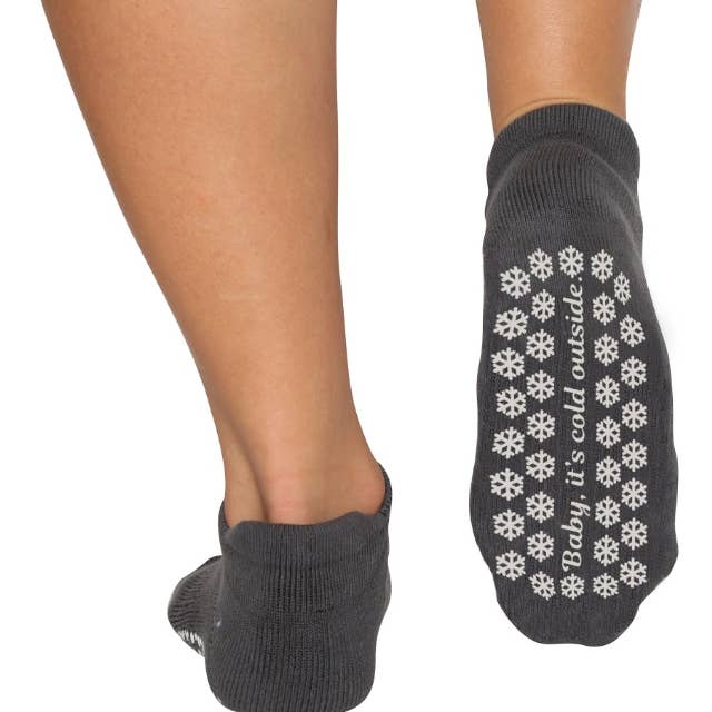 Baby It's Cold Outside Adult BarreSocks for wholesale by BarreSocks x Little Pigs