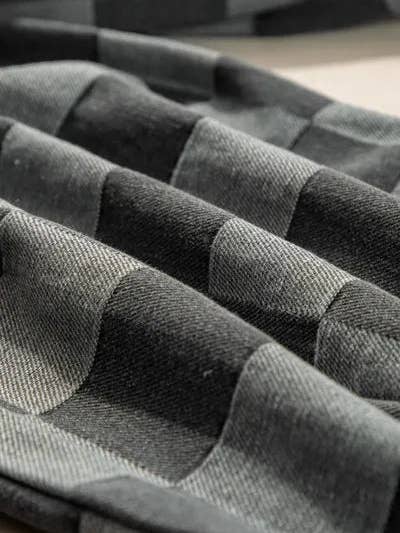 ClassiQ - Vente Jean – femme - Jean à jambes larges à carreaux avec poches3