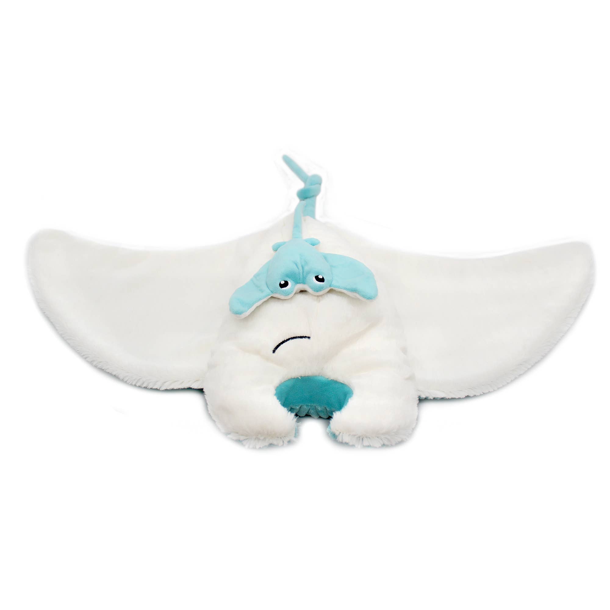 Les Déglingos, France - Vendita all'ingrosso Peluche - Bambini e neonati - Les Ptipotos manta raye e peluche baby azzurro acqua 72 cm4