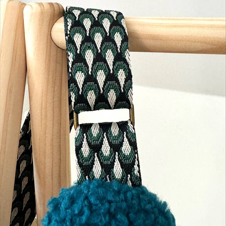 Marcel & Lily - Wholesale Belt Bag - Women's - Furry Fanny Pack - Petrol Blue
