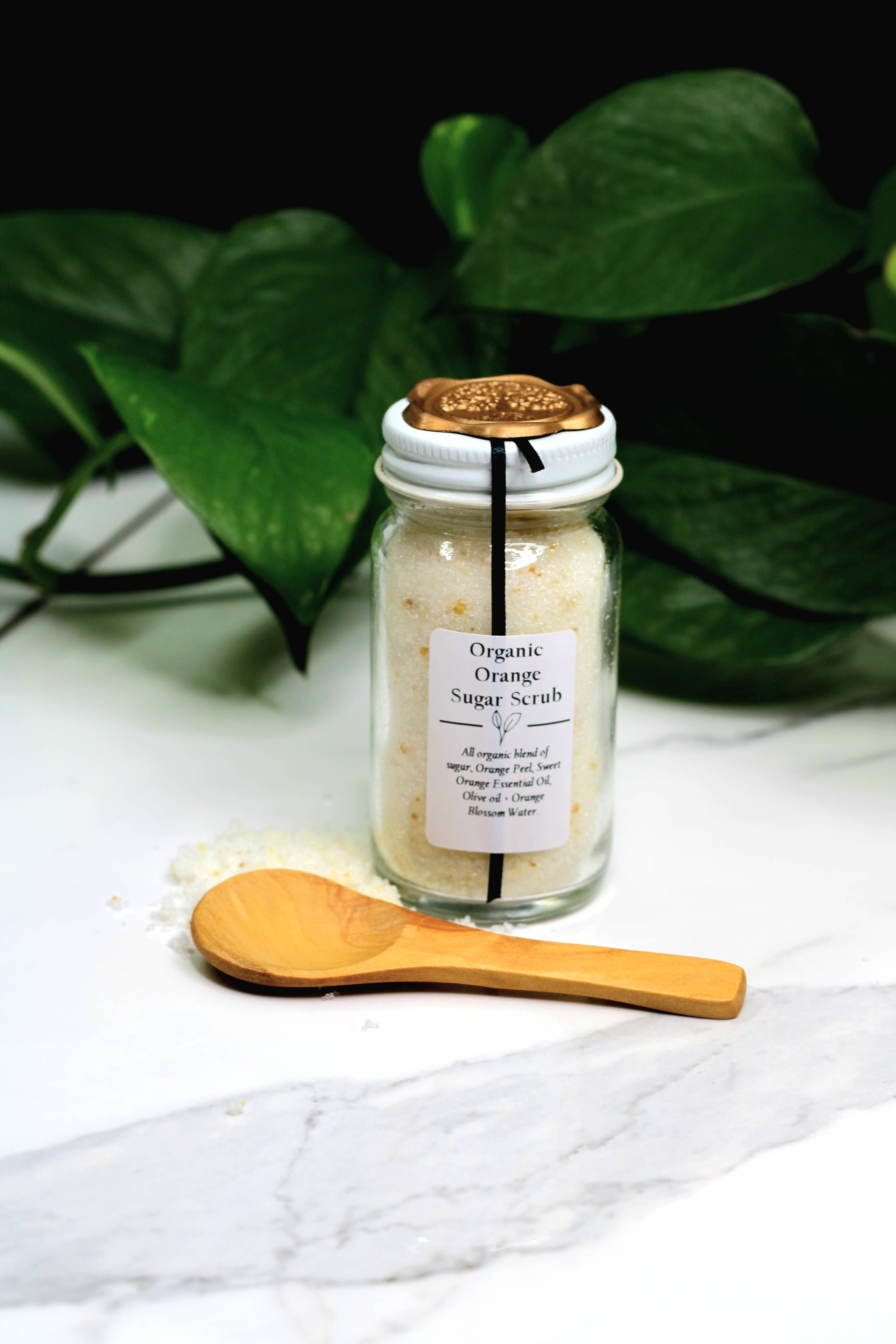 Three Witches Tea Shop - Wholesale Body scrub/exfoliant - Organic Orange Sugar Scrub
