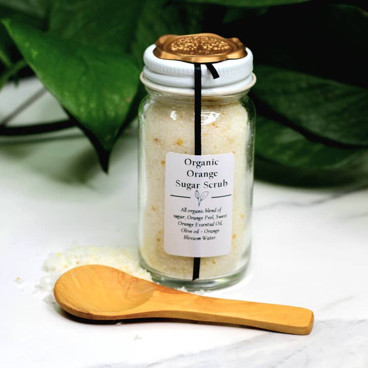 Three Witches Tea Shop - Wholesale Body scrub/exfoliant - Organic Orange Sugar Scrub0