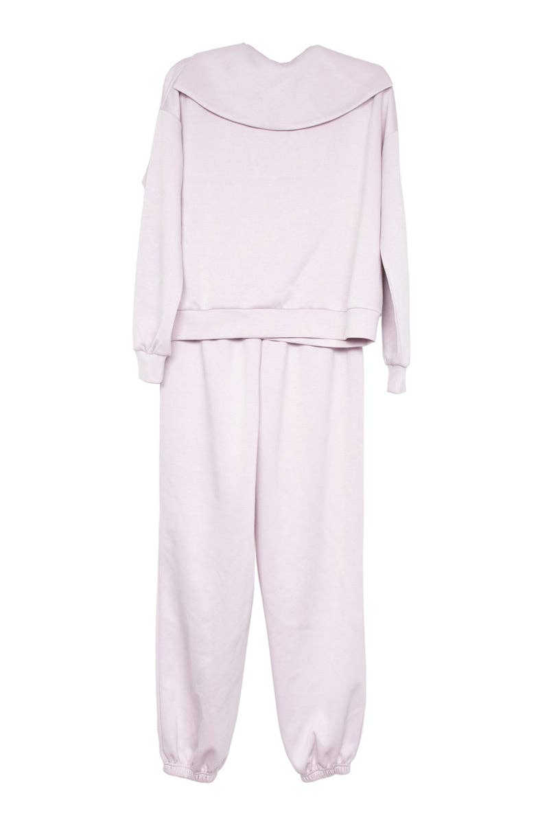 Blush Scuba Pants Set Wholesale for wholesale on Faire1