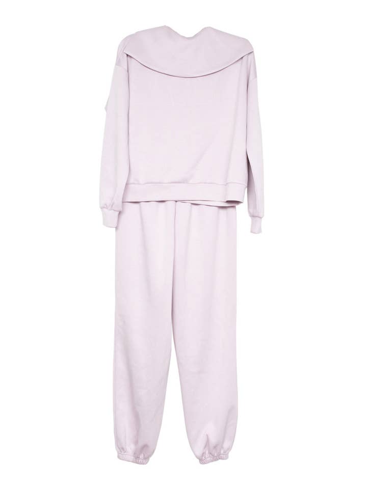 Blush Scuba Pants Set Wholesale for wholesale on Faire1