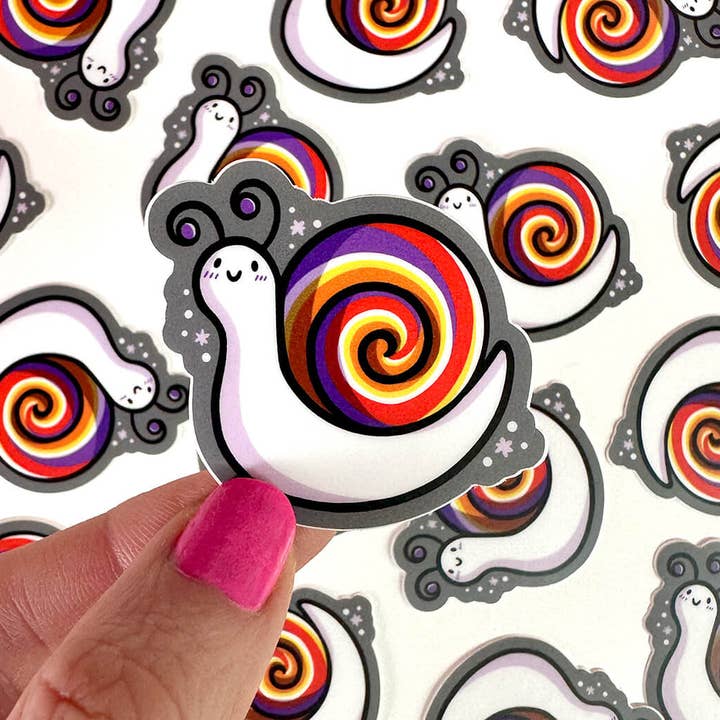 Snail Mini Sticker for wholesale by Shop Emily M