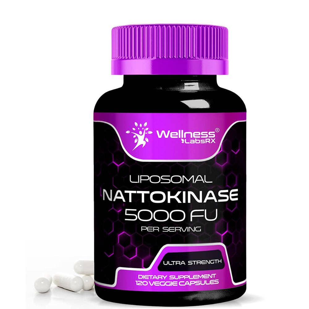 Health & Wellness Associates Inc. - Wholesale Oral Supplement/Vitamin - 5000 FU Liposomal Nattokinase – 120 Capsules0