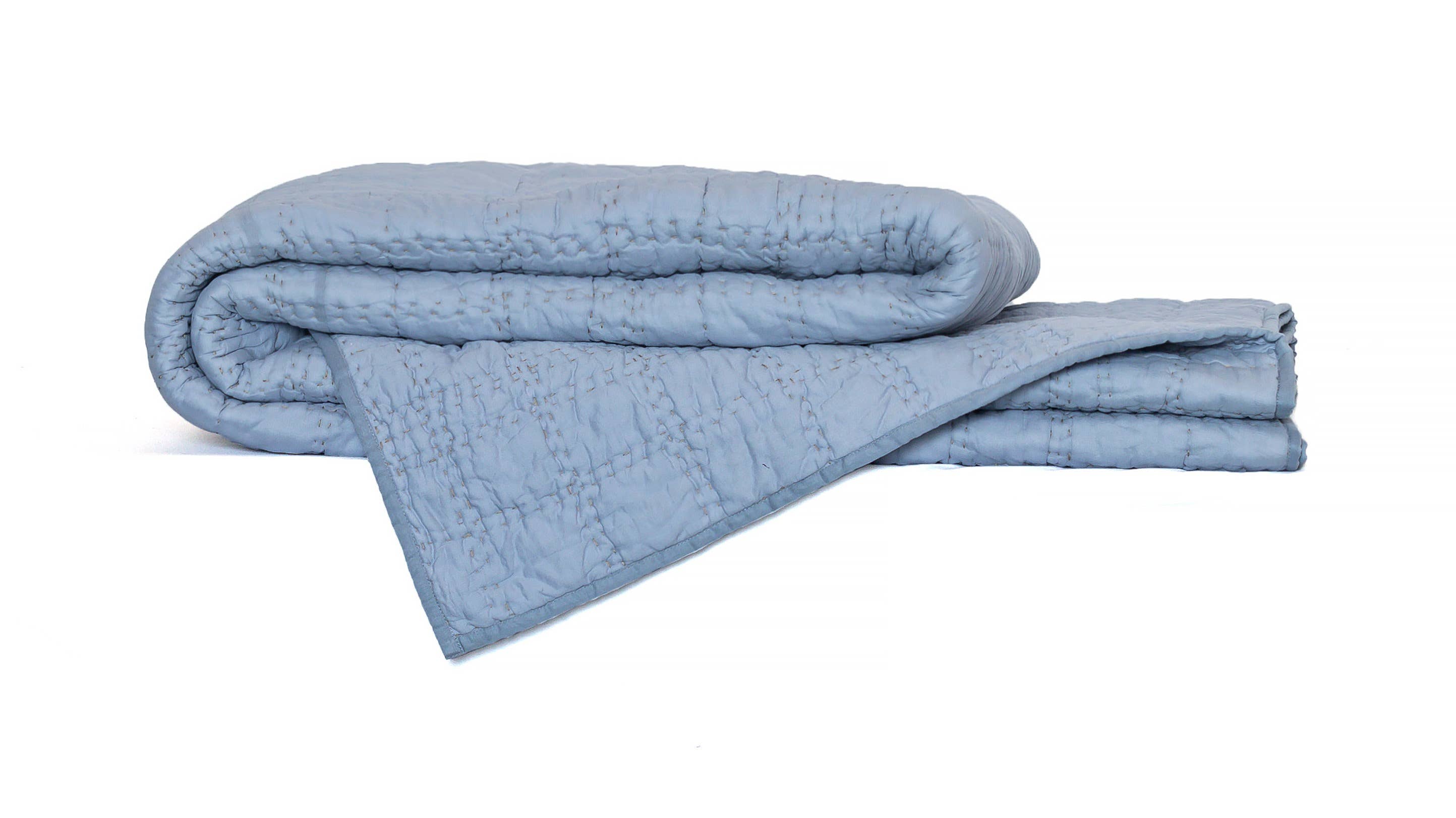 Neem Living - Wholesale Quilt - Check Box Quilt 104"x92"5