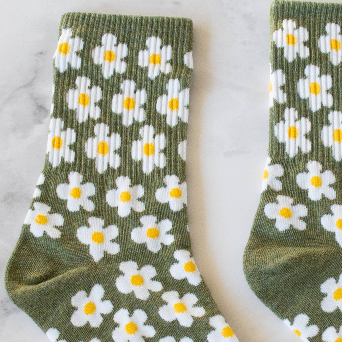 Tiepology - Wholesale Socks - Women's - Full of Daisy Casual Socks5