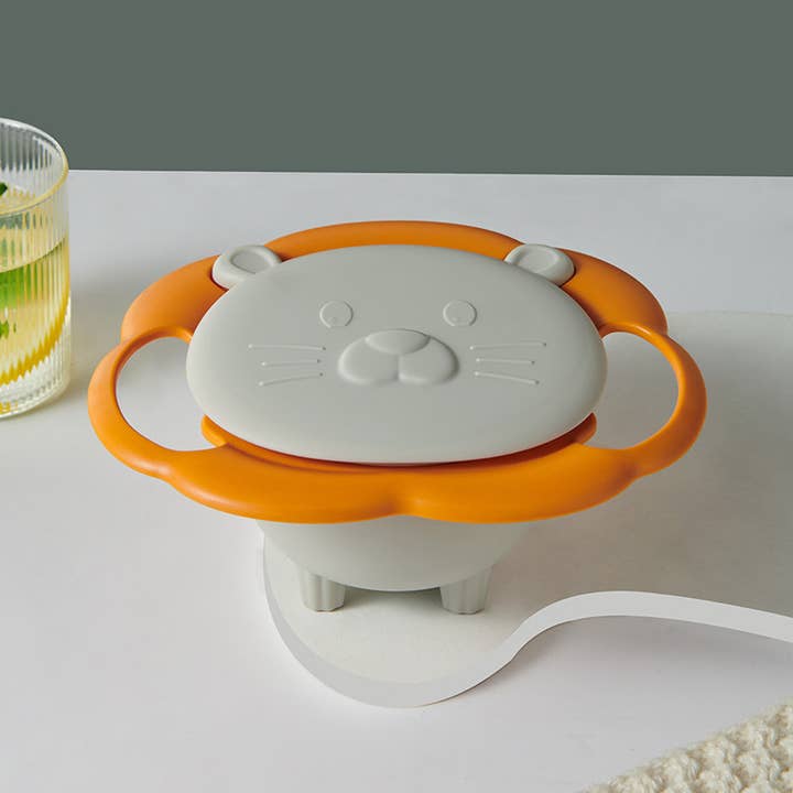 PatPat - Wholesale Bowl - Kids & Baby - Baby Gyro Bowl 360° Spill Resistant Gyro Bowl with Lid