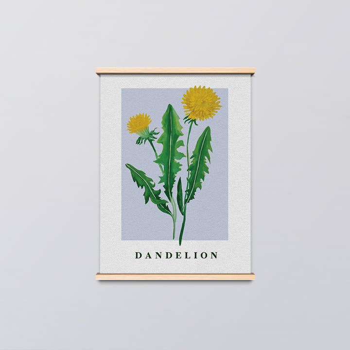 Floral Dandelion Art Print for wholesale by Studio Marie Prints