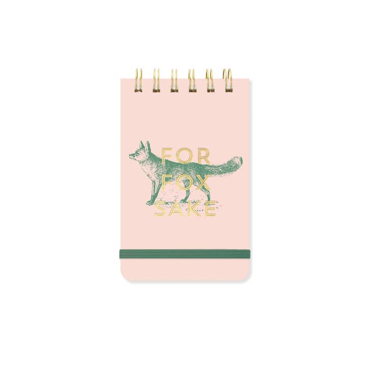 Designworks Ink Vintage Sass Notepad - For Fox Sake for wholesale by Designworks Collective