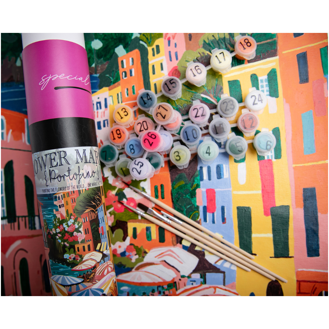 Pink Picasso Kits – wholesale DIY craft kit – Flower Market: Portofino2