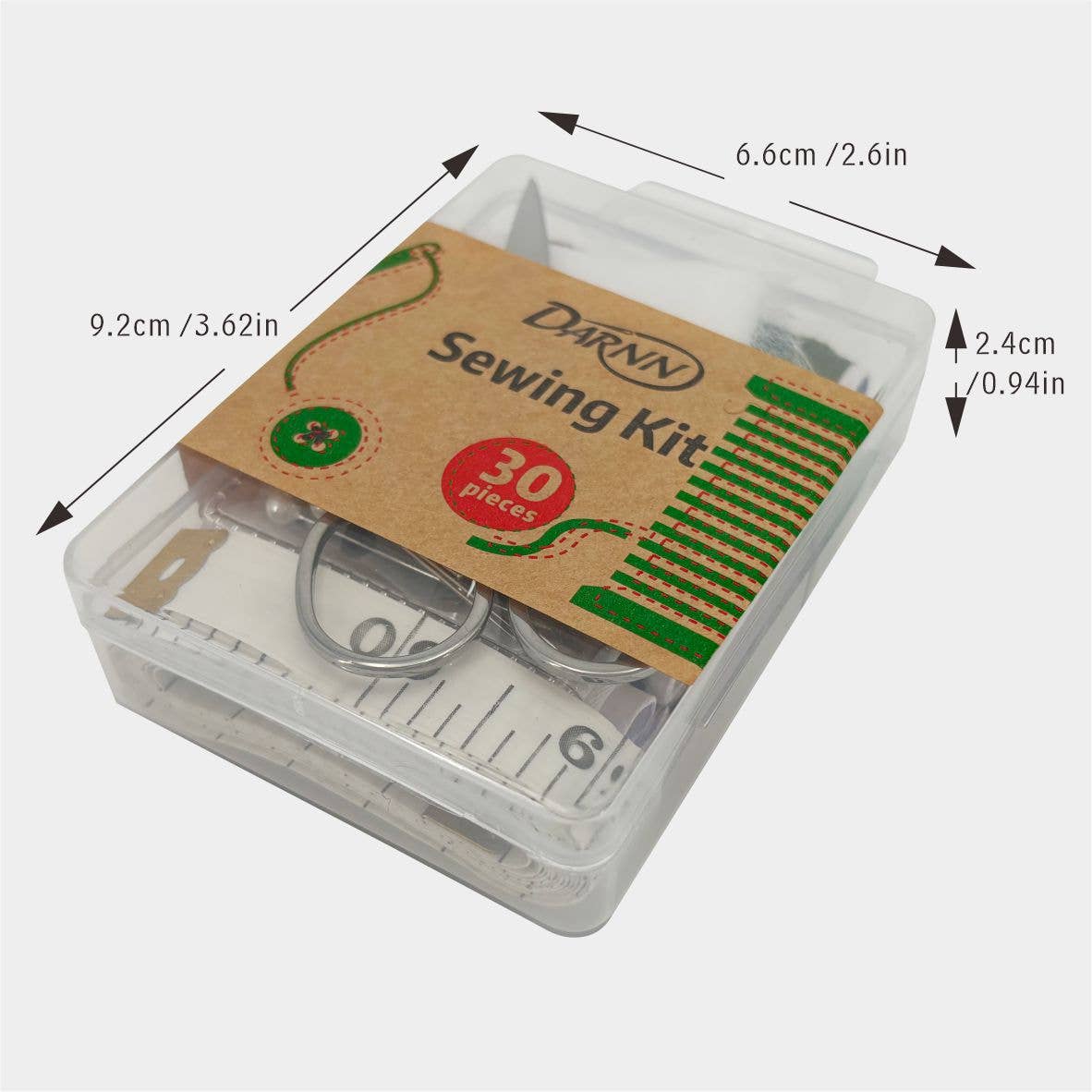 Max-Link Solutions Ltd - Vente Kits de couture - Kit de couture Darnn Compact 30 pièces, kit de couture de voyage2