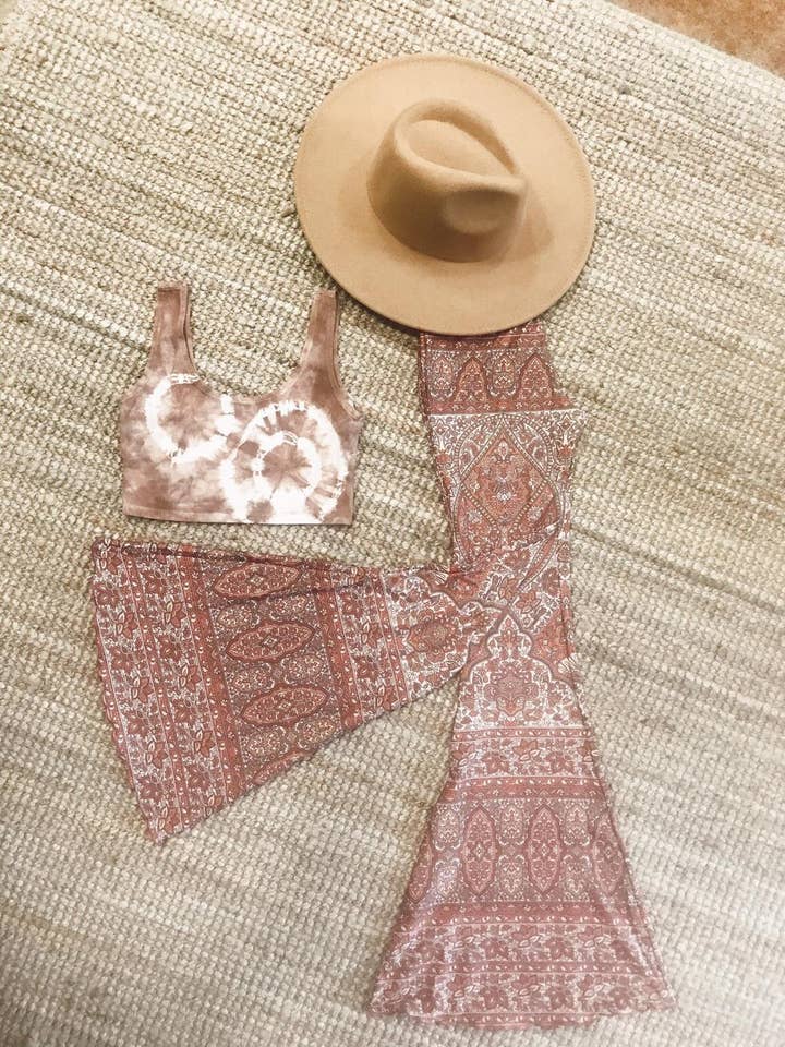 Shop Sovi - Wholesale Pants - Women's - Soraya High Rise Bell Bottoms1