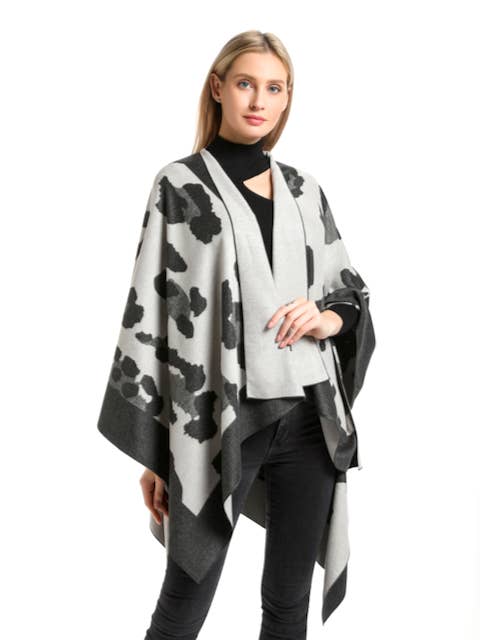 Pretty Persuasions - Vendita all'ingrosso Mantella - Donna - CP21001 Mantella reversibile Sierra Jaguar