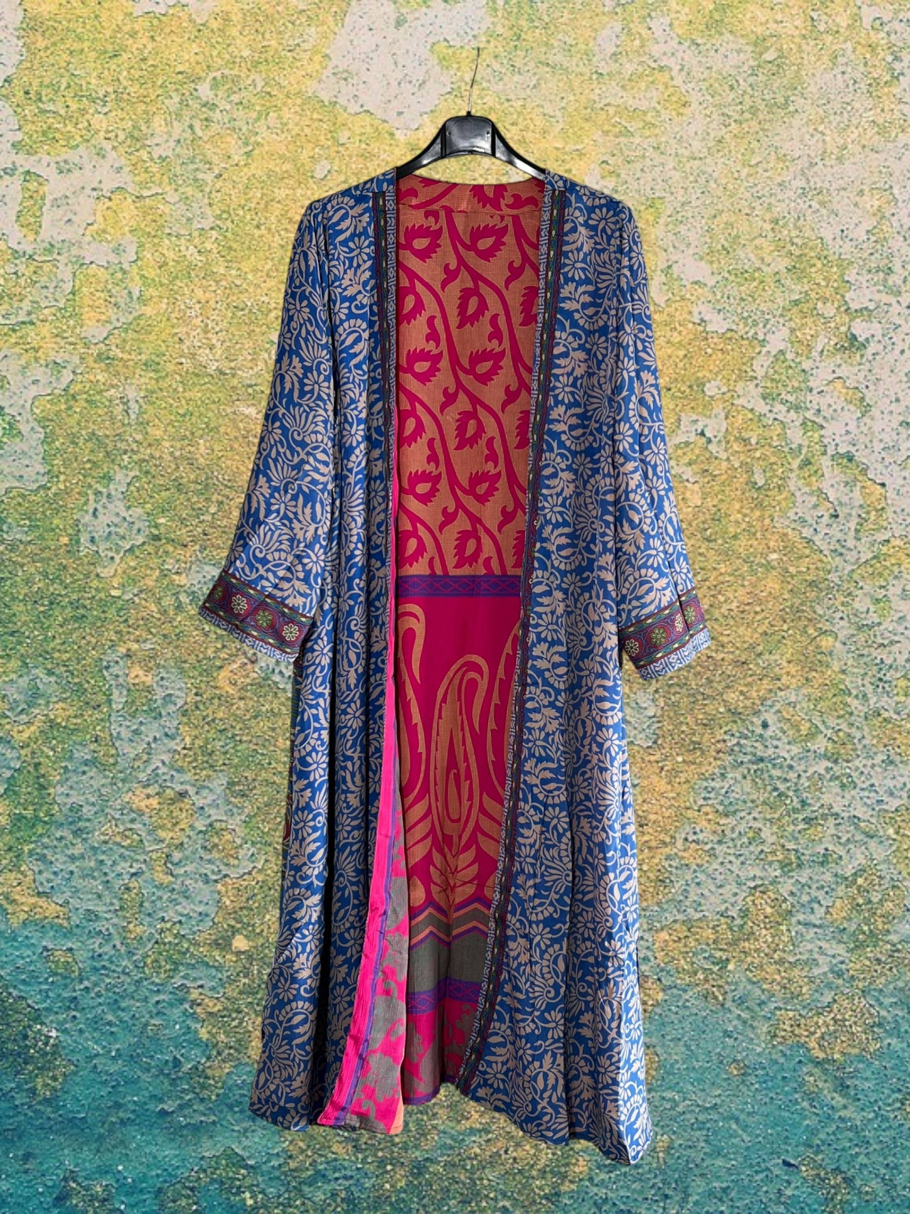 Kinomy – Engroshandel Kimono - Dame – Kinomy XL vendbare lange kimonos i silke til kvinder, pakke med 1014