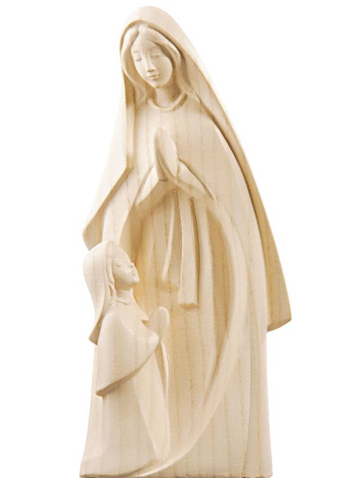 Madonna Lourdes Holzstatue 13536 für den Großhandel von Dolfi