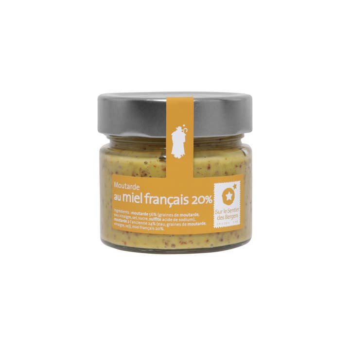 Sur le Sentier des Bergers - Wholesale Mustard - Mustard with 20% French Honey - 110G1