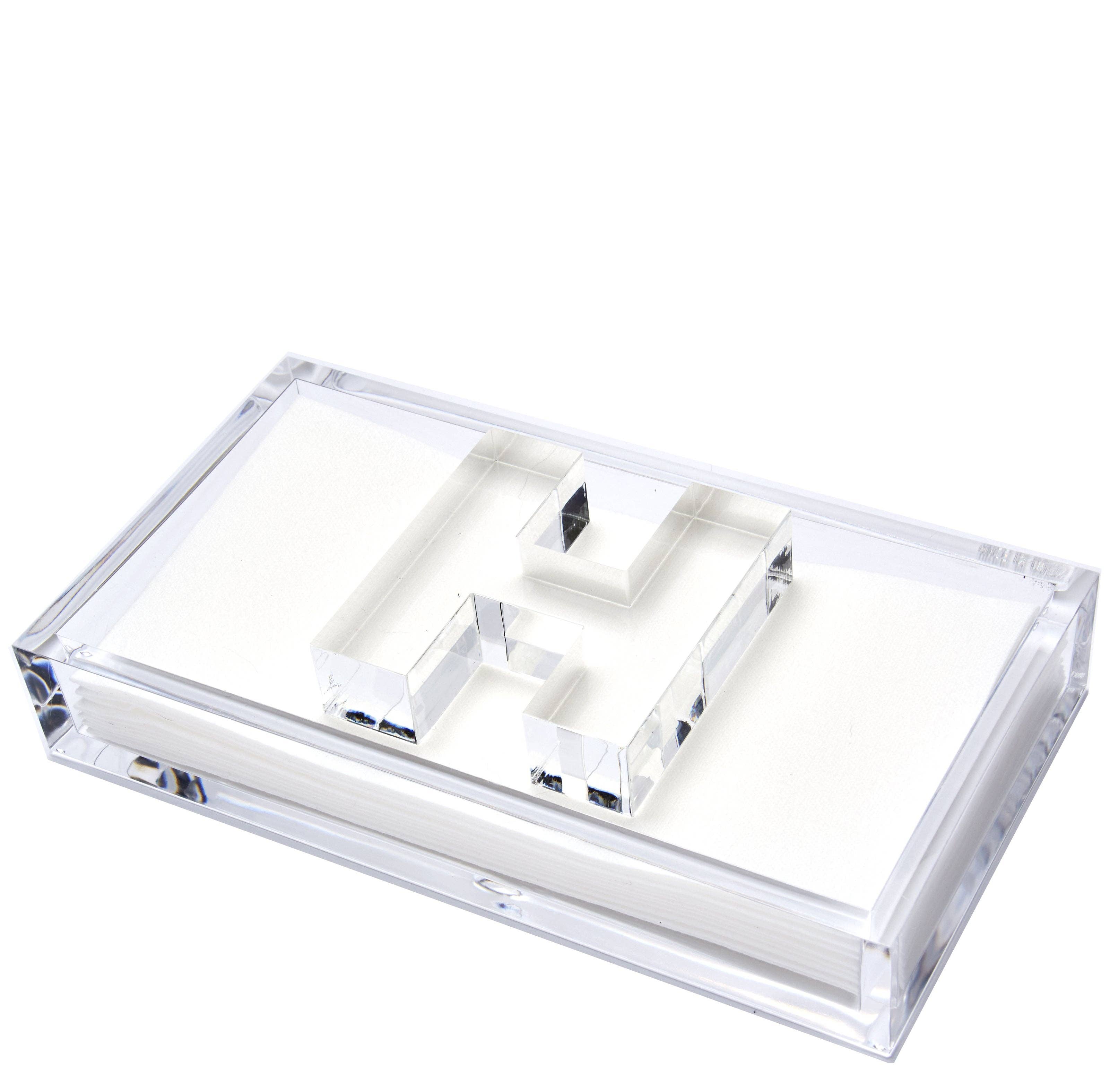 Tara Wilson Designs - Wholesale Napkin Holder - INITIAL GUEST TOWEL HOLDER7