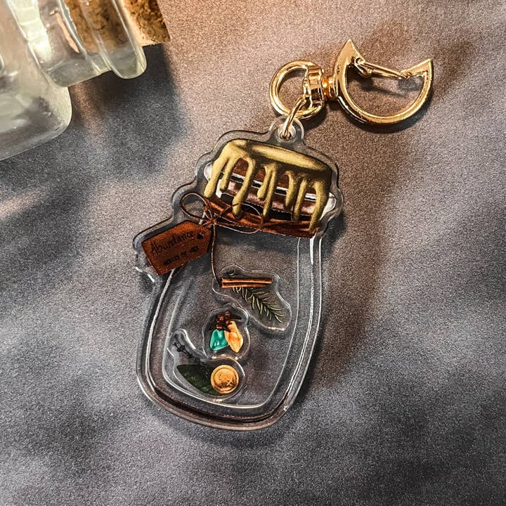 House of Hex - Vente Porte-clés – femme - Porte-clés Abundance Jar Shaker