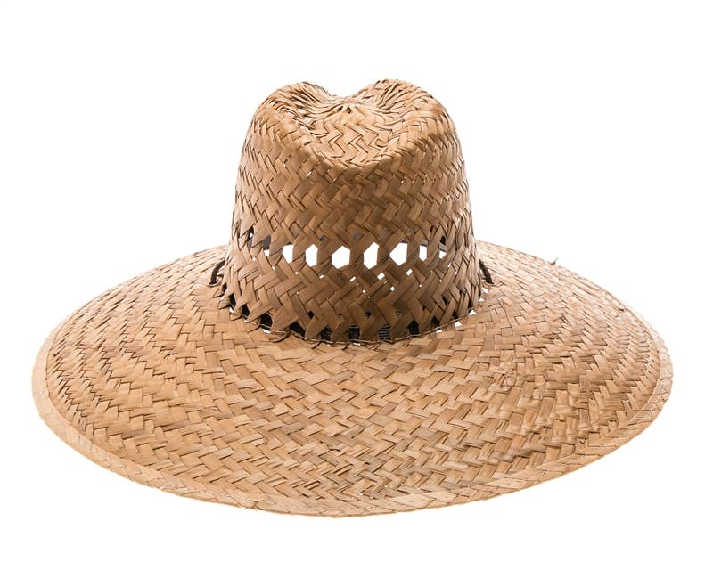 DNMC - Wholesale Straw Hat - Women's - UPF 50+ Palm Leaf Straw Lifeguard Hat - Made in Mexico5