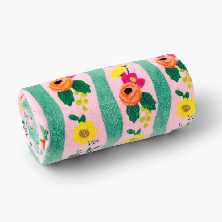 Rifle Paper Co. - Wholesale Beach Towel - Climbing Roses Beach Towel