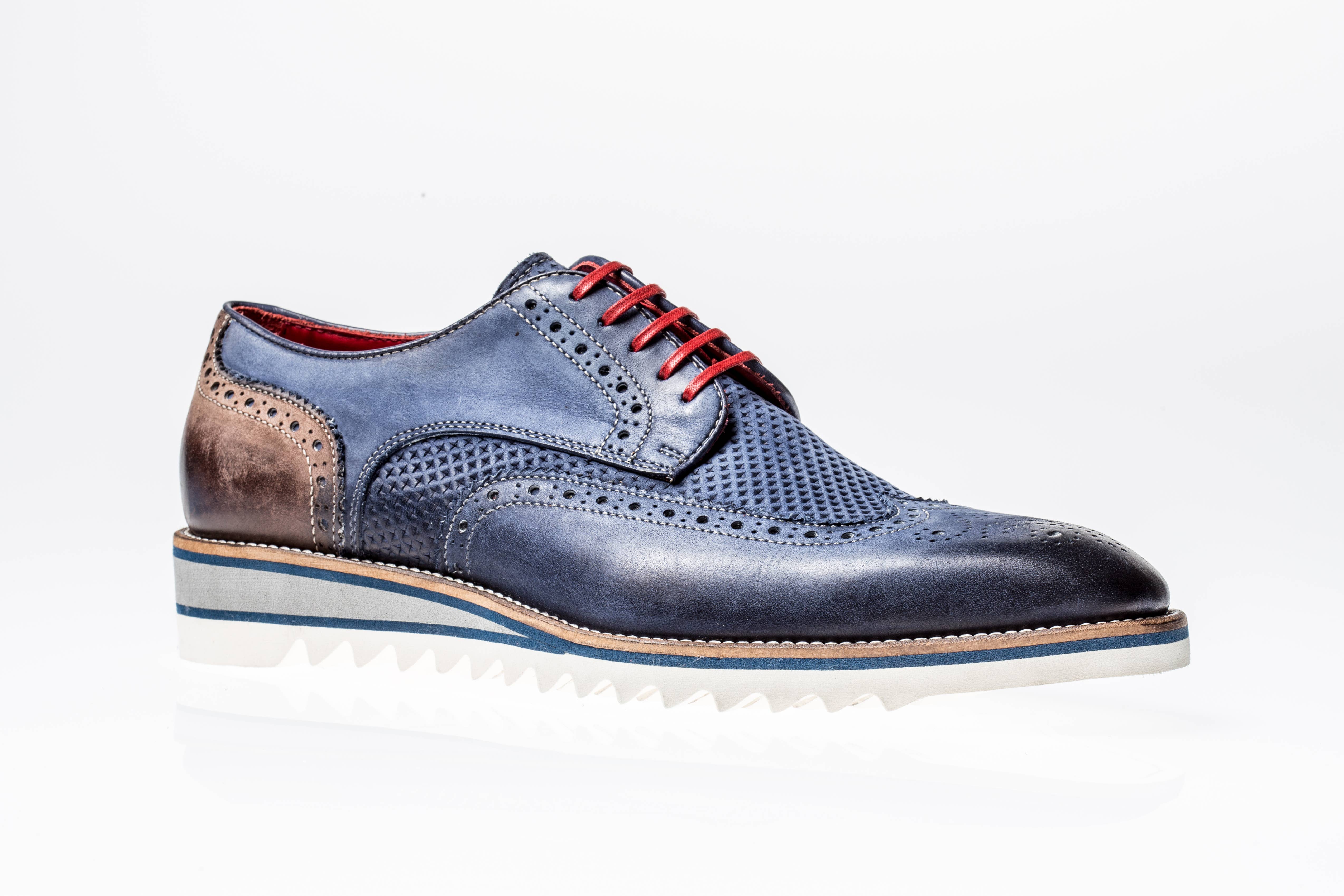 JOSE REAL - Venta al por mayor Zapatos Óxford - Hombre - AMBERES SPORT BLUE FAGGIO0