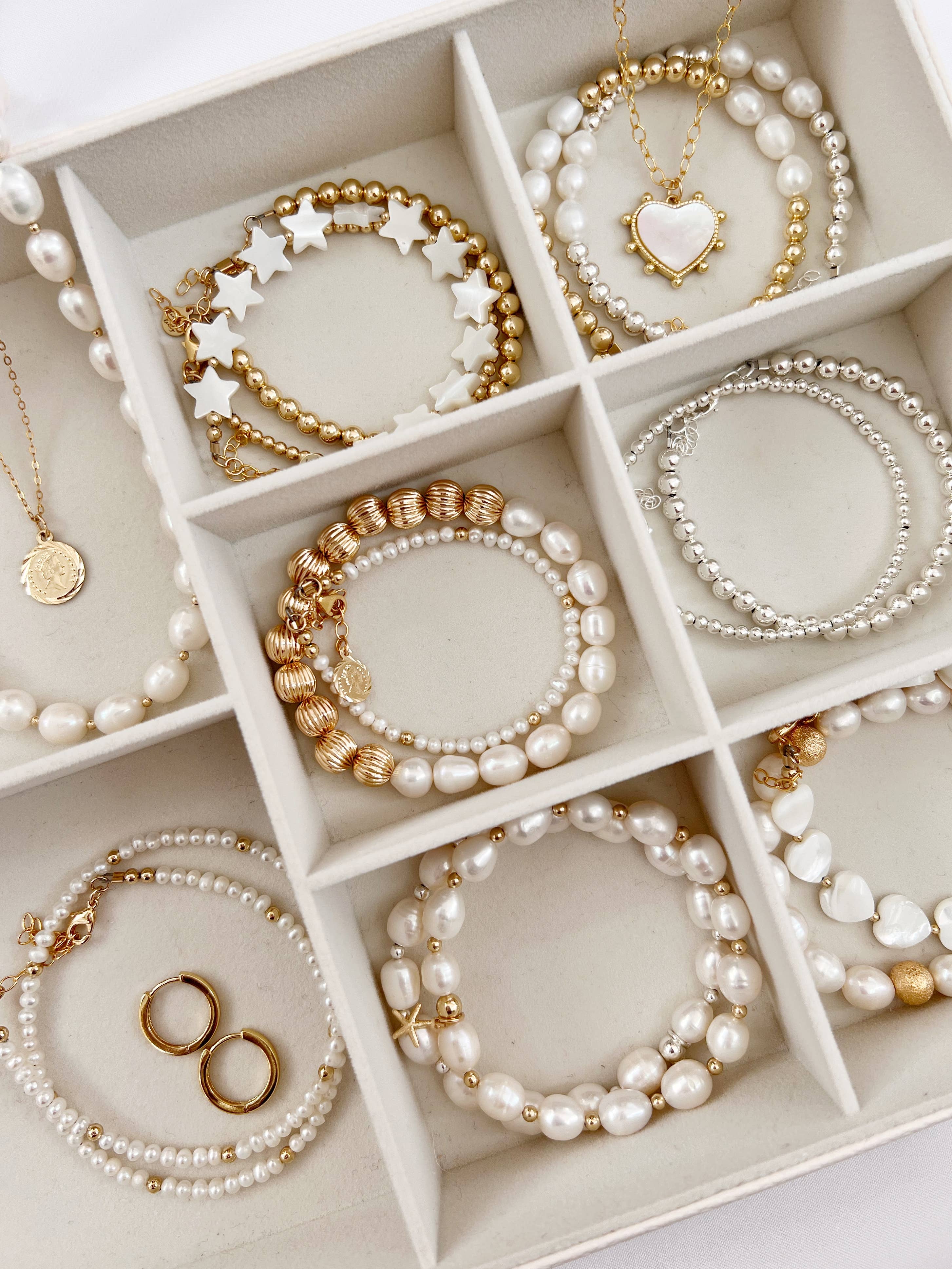 True by Kristy Jewelry - Wholesale Beaded Bracelet - Freshwater Pearl Beaded Gold Filled Bracelet5