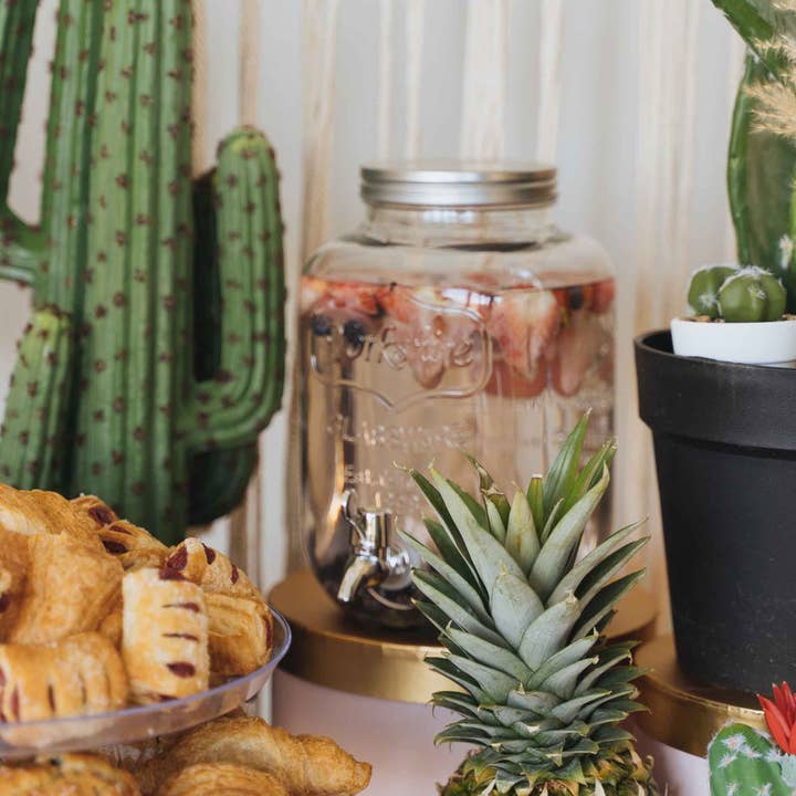 Portofino International Trading, USA - Wholesale Drink Dispenser - Mason Jar Shaped Beverage Dispenser - 8 liter3