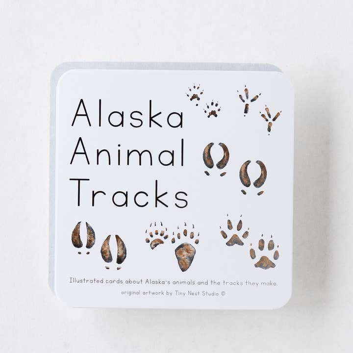 Tiny Nest Studio - Wholesale Learning Cards - Kids & Baby - Alaska Animal Tracks Learning Cards