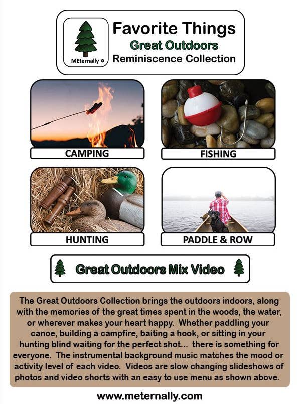 Dementia Friendly - Great Outdoors DVD & Photo Cards for wholesale by MEternally